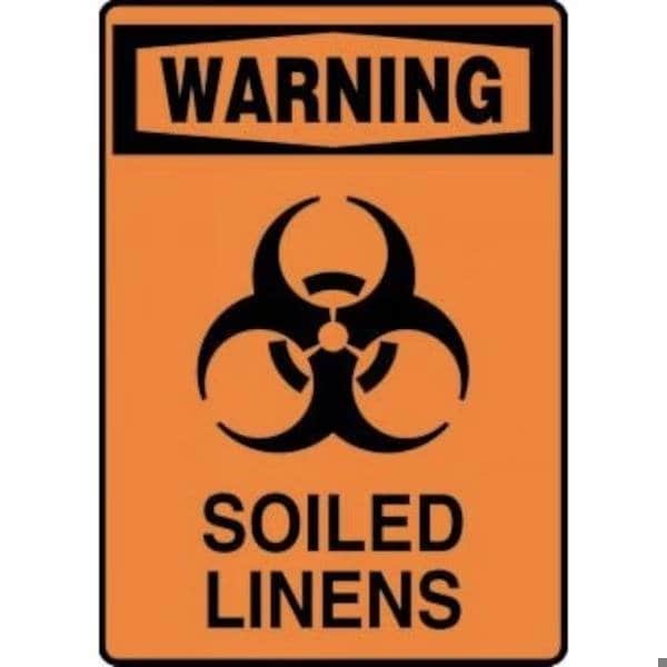 Accuform OSHA WARNING Safety Sign SOILED MBHZ026XL MBHZ026XL - main
